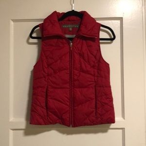 Kenneth Cole Reaction red down vest